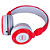 HEADPHONE MOOVE CINZA/VERMELHO P3 DAZZ - Imagem 6