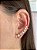 Ear Cuff Cristal Dourado - Imagem 1
