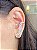 Brinco Ear Cuff  Ródio Branco - Imagem 2