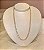 Choker Riviera 3 Pontas Dourado 40 Cm Tamanho P - Imagem 2