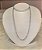 Choker Riviera 3 Pontas Ródio Branco - Imagem 1