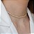 Choker Riviera Zircônias Baguete Dourada - Imagem 1