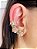 Brinco Ear Cuff Rosas Ana - Imagem 1