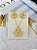 Conjunto Colar e Brinco Flor - Imagem 1