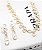 Colar Gota Cristal Dourado - Imagem 1