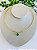 Choker Aro Com 1 Pedra Oval Verde - Imagem 2