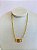 Choker Cartier Pingente Cadeado Dourado - Imagem 2