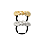 Elástico Twist Dourado - Imagem 3