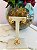 conjunto Brinco e Anel Aros Dourado - Imagem 1