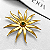 Broche Ímã Sol Malaquita - Imagem 1