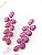 Brinco Longo de Gota Pink - Imagem 1