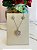 Conjunto Flor Cravejado Prata - Imagem 1