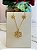 Conjunto Flor Cravejado Dourado - Imagem 1