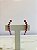 Brinco Ear Cuff Em Pedrarias Pink - Imagem 2