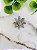 Broche Flor Prata - Imagem 1