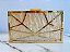 Clutch Madreperola Detalhes Dourado - Imagem 1