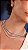 Choker Riviera 3 Pontas Ródio Branco 45 CM - Imagem 1