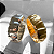 Bracelete Smash Dourado - Imagem 1