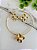 Conjunto Aro Flor dois Banhos - Imagem 1