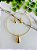 Conjunto Aro Gota Dourada - Imagem 1