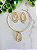 Conjunto Choker Aro circulo duplo organico - Imagem 1
