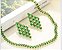 Colar Triângulo Verde Esmeraldo - Imagem 1
