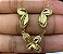 CONJUNTO FLOR DOURADO - Imagem 1
