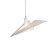 Lustre com 3 Pendentes Flying - Branco - Imagem 8