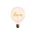 Lâmpada Filamento LED Retrô - G125 LOVE - BIVOLT - Imagem 1