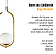 Lustre Pendente ON CLIP - OURO com globo de vidro branco - Imagem 4