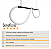 Lustre Design Moderno Rope 38w - Silicon LED 3000K - PRETO - Imagem 5