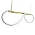 Lustre Design Moderno Rope 38w - Silicon LED 6000K - OURO - Imagem 4