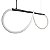 Lustre Design Moderno Rope 38w - Silicon LED 6000K - PRETO - Imagem 4