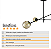 Lustre Lirio com 4 Globos Esfera de Vidro Ambar PRETO - Imagem 6