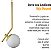 Lustre Pendente ON LY - DOURADO com globo de vidro Branco - Imagem 7