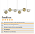 Lustre Pendente Figo PRATA - 6 Globos Esfera de Vidro Âmbar - Imagem 6