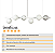 Lustre Pendente Figo PRATA - 6 Globos Esfera de Vidro Branco - Imagem 6