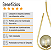 Kit 2 Pendente Lustre On Drop DOURADO globo de vidro AMBAR - Imagem 7