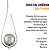 Kit 2 Pendente Lustre On Drop PRATA globo de vidro FUME - Imagem 6