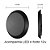 Arandela circular parede LUA PRETA 14cm - LED ≅5W 3000K	PRETA - LED BRANCO QUENTE - Imagem 9