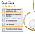 Pendente Lustre On Loop DOURADO com globo de vidro BRANCO - Imagem 6