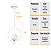 Pendente Lustre On Loop BRANCO com globo de vidro BRANCO - Imagem 5