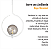 Pendente Lustre On Loop BRANCO com globo de vidro FUMÊ - Imagem 7