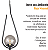 Lustre Pendente ON DROP - PRETO com globo de vidro fumê - Imagem 5