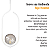 Lustre Pendente ON CLIP - BRANCO com globo de vidro fumê - Imagem 9