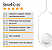 Kit 2  Pendentes Lustres On Clip BRANCO globo de vidro Branco - Imagem 7