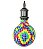 Lâmpada Decorativa LED G128 E27 4w - Bulbo Arte Mexicana Colorida - Imagem 1