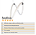 Lustre Knot Neon 40w - Silicon LED 3000K - PRETO - Imagem 8