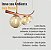 Lustre Pendente Katana BRONZE 3 Globos Esfera Vidro Âmbar - Imagem 7