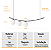Lustre Pendente Katana PRATA 3 Globos Esfera Vidro Branco - Imagem 5